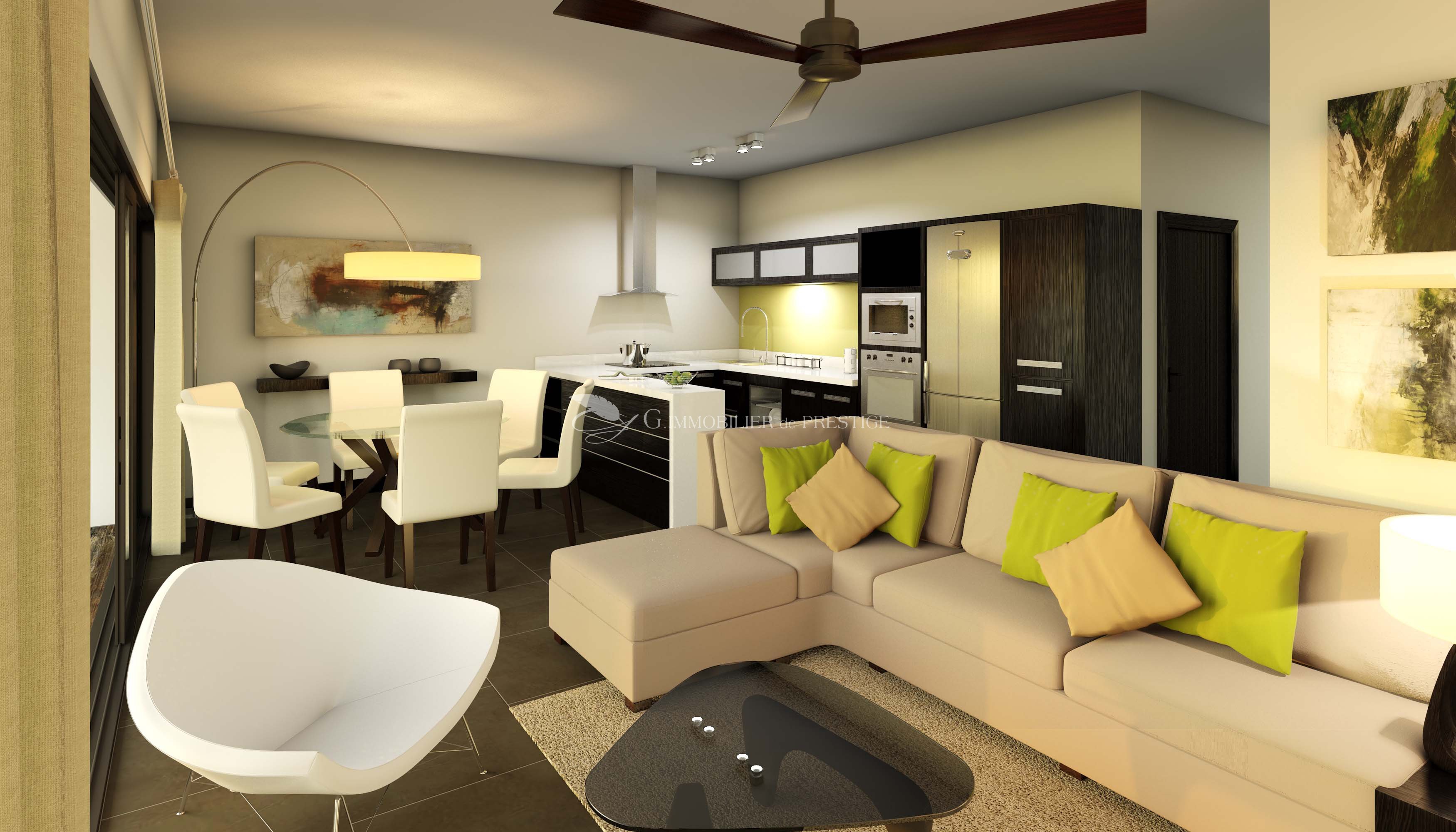 Immobilier prestige : Ile Maurice, appartement prestige 2 chambres : Appartements et Immobilier prestige : Ile Maurice, appartement prestige 2 chambres : Appartements et